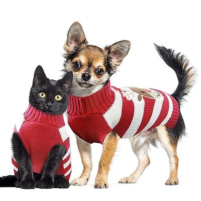 Halloween/Christmas Funny Pet Dog/Cat Santa Claus Carry Christmas Present  Costume Pet Dog Party Jumpsuit Clothes