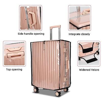 Foldable Waterproof Dustproof Luggage Cover Protector for 20-inch Trolley  Case Suitcase (Coffee)