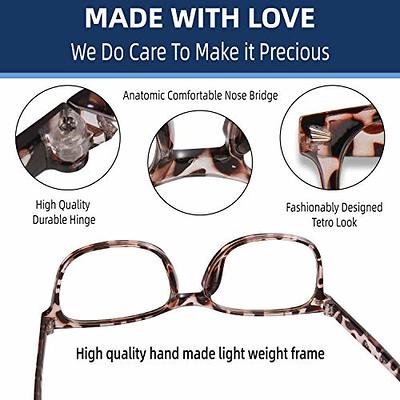 livho 2 Pack Blue Light Blocking Glasses, Computer Reading/Gaming/TV/Phones  Glasses for Women Men,Anti Eyestrain & UV Glare (Light Black+Clear)