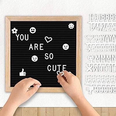 WZLL.SLSP Felt Letter Message Board 340 Letters,Letter Board Sign With  Stand, 10X10 Inch for Baby & Pregnancy Announcement Sign,for Party Home  Decor - Yahoo Shopping