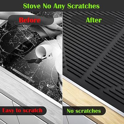 Electric Stove Cover Glass Top Stove Cover Protector Stove Top Covers For  Electric Stove Flat Top Natural Rubber Anti-Slip Coating Expands Usable