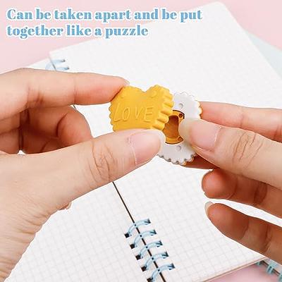  HOSTK 22 Pcs Food eraser, Erasers, Mini Cute Ice Cream Cookie  Puzzle Erasers, Take Apart Erasers, fun erasers for Kids, Gifts for Kids,  Girls, Prizes for Kids Classroom, Pencil Erasers, School