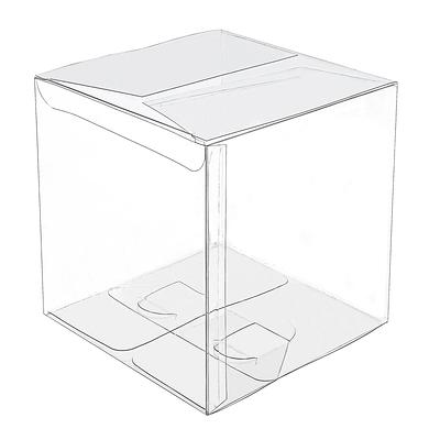 30 Pack 5x5x5 Clear Plastic Gift Boxes for Party Favors, Desserts, Donuts,  Treats, Small Cakes, Pastries - Yahoo Shopping