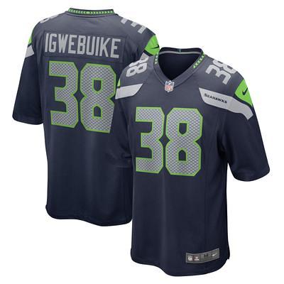 Mens Seattle Seahawks 12s Nike White Alternate Game Jersey