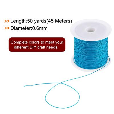 Roll of 2 Silk Cord 3mm Rattail String Beading String Silk Thread