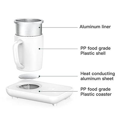 Constant Temperature Intelligent Coffee Cup Heater glass - Temu