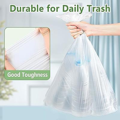 4-6 Gallon Recycled Trash Bags Biodegradable Trash Bags Compostable Garbage  bags Recycling bags Degradable Waste basket Liners Bags for Bathroom