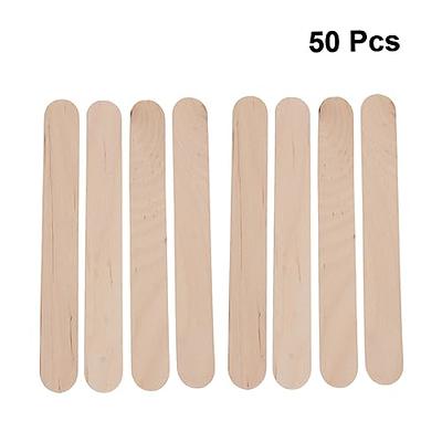 Wooden Wax Sticks Wax Stick, Wax Spatulas Waxing Stick 50Pcs Wood