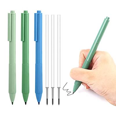 LUTER 3pcs Inkless Magic Pencil, Erasable Infinity Everlasting Pencil with  3 Replacement Refills Push-to-Compress Design Eternal Pencil for School  Home Office (Forest Green, Haze Blue, Oatmeal) - Yahoo Shopping