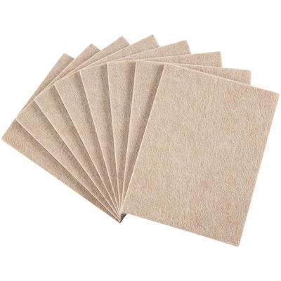 SoftTouch 3/8 Round Self-Stick Felt Pads, Brown (84 Pack) - Furniture Pads  