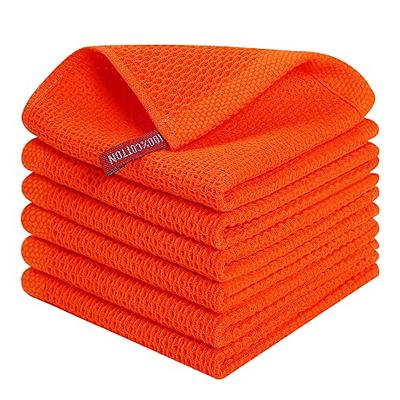 Kitchen Dish Towels, 16 Inch x 25 Inch Bulk Cotton Kitchen Towels and  Dishcloths Set, 12 Pack Dish Cloths for Washing Dishes Dish Rags for Drying Dishes  Kitchen Wash Clothes and Dish