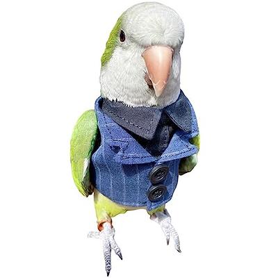 KUNBIUH Bird Costume Birds Flight Suit,Tuxedo Business Suit for Parrots  African Greys Parakeet Cockatiel Sun Conure Christmas Party Birthday  Cosplay Photo Prop Small Animals Apparel (2M, Blue) - Yahoo Shopping