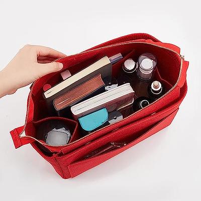 Purse Organizer Insert, Felt Bag Organizer With Zipper, Handbag & Tote  Shaper