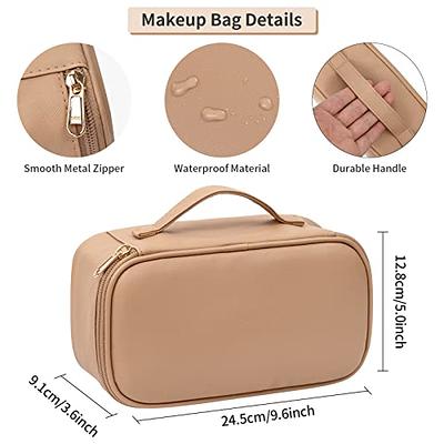 OCHEAL Small Cosmetic Bag,Portable Cute Travel Makeup Bag for Women and  girls