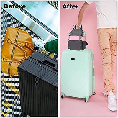 4 Pack Luggage Straps Set, 2 Add a Bag Luggage Suitcase Straps 2 Elastic  Adjustable Luggage Straps, TSA Approved Travel Accessories with Buckles for