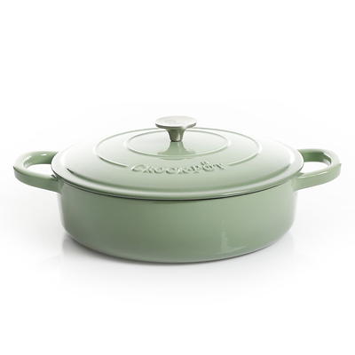 Crock Pot Zesty Flavors 5 Quart Round Enameled Cast Iron Dutch