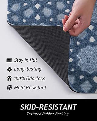 Tchdio Shower-Mat, Non Slip Machine Washable Bathtub Mat with