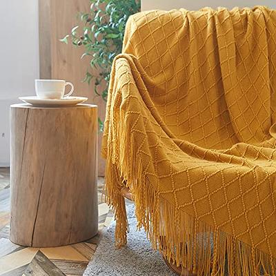 Bed Runner Knitted Throw Blanket