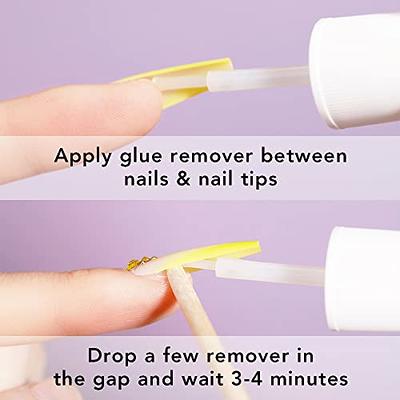 15ml Debonder Nail Glue Remover Glue Off for Press on Nails,Professional  Glue off Nail Glue Remover Fake Nails Adhesives, Can't Remove Gel Nail  Polish