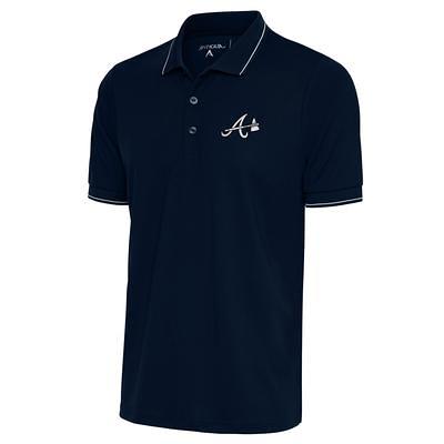 Men's Antigua Heathered Navy/White Atlanta Braves Esteem Polo - Yahoo  Shopping