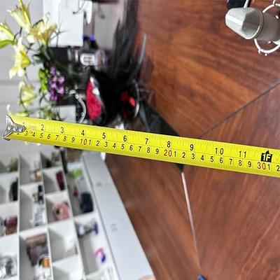 Zabiki Measuring Tape Measure, 25 Ft Easy to Read Decimal Retractable Dual  Side Ruler with Metric and Inches, for Surveyors, Engineers and