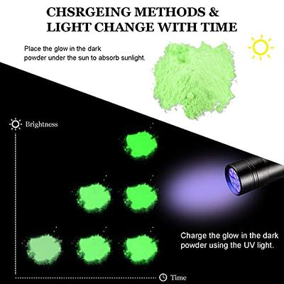 Yellow Green Glow Powder, UV Reactive Phosphorescent Powder