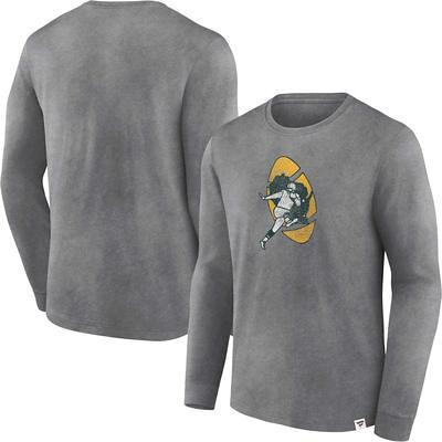 Juniors Heathered Gray Pittsburgh Steelers All Striped Up Raglan Long Sleeve  T-Shirt