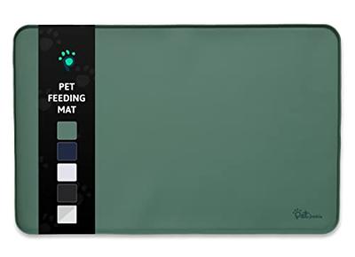 Waterproof Silicone Pet Food Mat Green