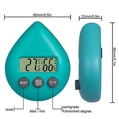 Digital Thermometer, -58 Degrees to 158 Degrees F for Wall or Desk Use