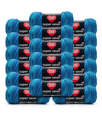 Red Heart Super Saver Jumbo Yarn 4 Bundle