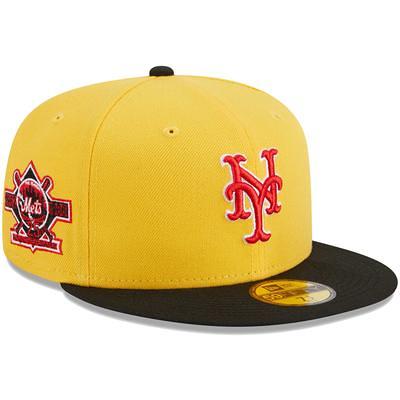 New York Mets New Era Flamingo 59FIFTY Fitted Hat - White/Orange