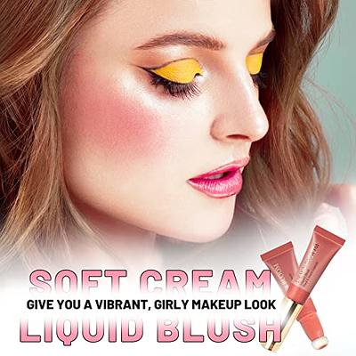  Blush Stick 2-in-1 Cheek and Lip Tint Soft Cream On-the-Go  Blush Stick Blendable for Cheek Makeup，Blush Stick for Cheeks and Lips (Hot  Red) : Beauty & Personal Care