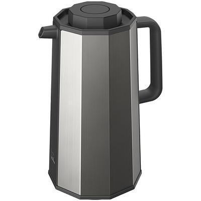 Zojirushi AH-EAE10-SA 34 oz. Silver Glass-Lined Vacuum Carafe with  Push-Button Stopper - Yahoo Shopping