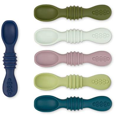 Miniware Silicone Baby Spoon for Training - BPA Free Baby Utensils - Baby  Spoons Self Feeding 6 Months, 100% Food Grade Silicone - Modern &  Dishwasher Safe Toddler