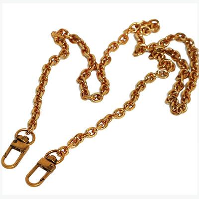 Mini Copper Purse Chain Shoulder Crossbody Strap Bag Accessories Charm  Decoration (Gold, 18'')