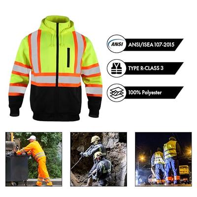 FONIRRA High Visibility Reflective Jackets for Men, Hi Vis