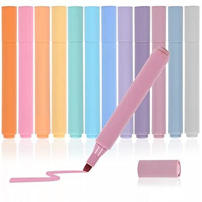GINCEVHY 18pcs Aesthetic Cute Highlighters Mild Assorted Colors, Soft  Chisel Tip Pastel Bible Highlighters, No Bleed Dry Fast Easy to Hold Marker  Pens for Journal Notes School Office Supplies - Yahoo Shopping