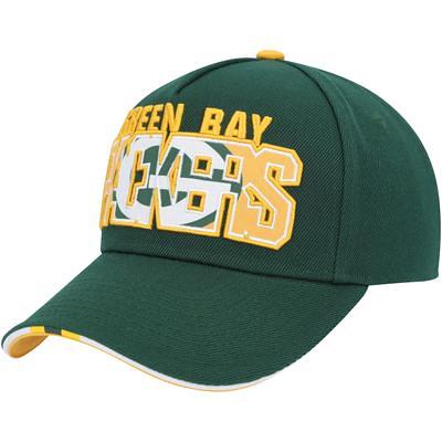 Men's Green Bay Packers Pro Standard Green Stacked Snapback Hat