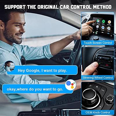 CarlinKit 5.0 Adapter - Wired to Wireless CarPlay & Android Auto  Adapter,Online Update,2-Channel Connection, Plug & Plug, 10s Auto-Connect  for Cars