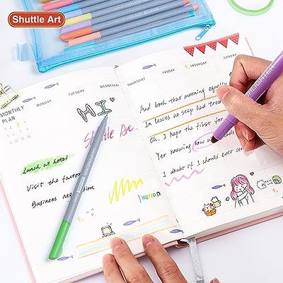 Shuttle Art Bible Highlighters and Pens No Bleed, 22 Pack Bible