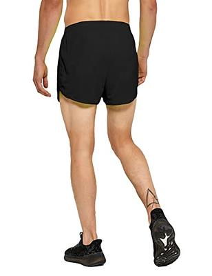 Surenow Mens Running Gym Shorts 3 Inch Breathable Lightweight