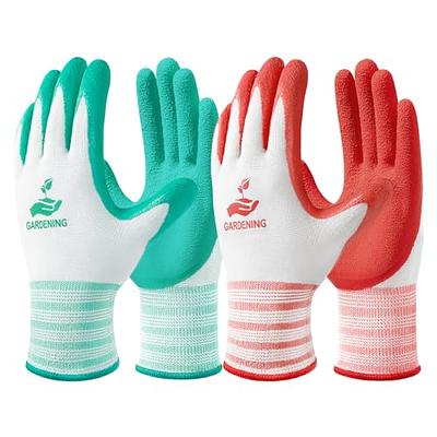 COOLJOB Gardening Gloves for Women and Ladies, 6 Pairs Breathable Rubber  Coated Yard Garden Gloves, Outdoor Protective Work Gloves with Grip, Size  Small, Red & Green - Yahoo Shopping