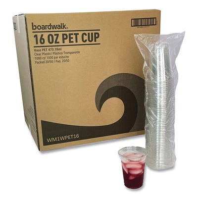 Boardwalk BWKPET9 9 oz. Pet Plastic Cold Cups - Clear (1000/Carton)