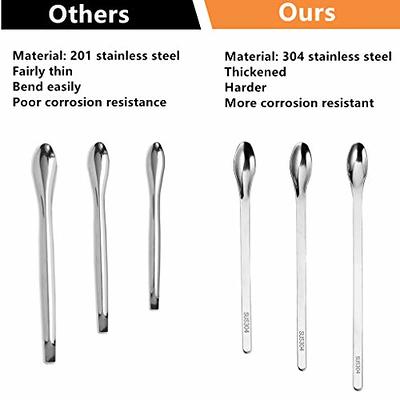 Keadic 13Pcs Micro Lab Spoon Spatulas Assortment Kit Includes U-Shaped  Sampling Scoops, Herb Powder Tamper Tool, 2 in 1 Mixing Spatula and  Tweezers for Gel Capsules Filler: : Industrial & Scientific