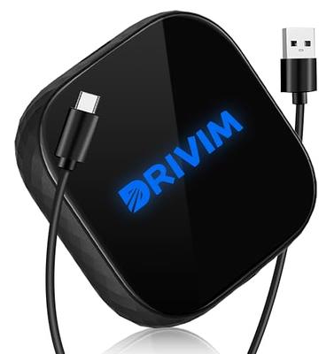 DRIVIM Wireless CarPlay Adapter Plug & Play USB Bluetooth Dongle for iOS  Phone Convert Wired Car Play to Wireless Navigation Music Receiver  Compatible with 2015-2023 Automobiles - Yahoo Shopping