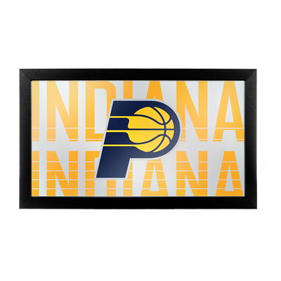 NBA Indiana Pacers - Logo 21 Wall Poster, 22.375 x 34, Framed 