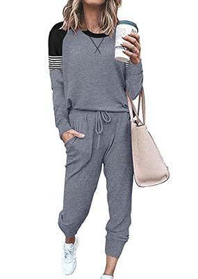 Buy Women 2 Pieces Outfit, Sweatsuits Sets Long Sleeve Top and