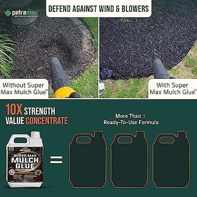 PetraTools SuperMax Mulch Glue - Rock Glue, Gravel Glue, Gravel