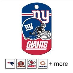 New England Patriots, NFL Football Dog & Cat ID Tag, Large, Quick-Tag