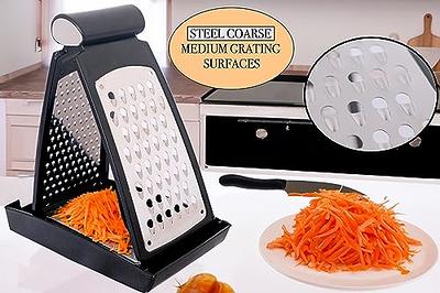 Cheese Grater with Food Saver Container 2 in 1 Fruit Vegetable